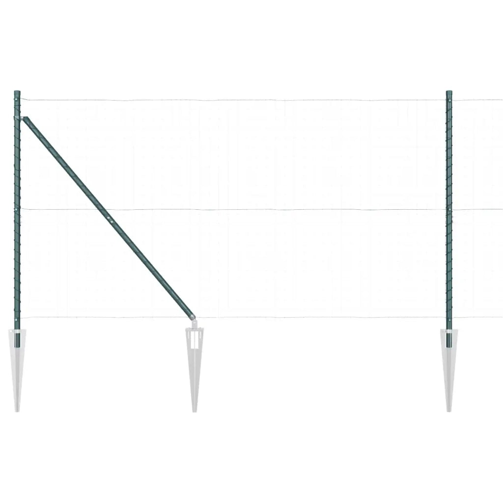 Palo della recinzione 52 pcs Grigio 3,2 x 3,2 x 205 cm
