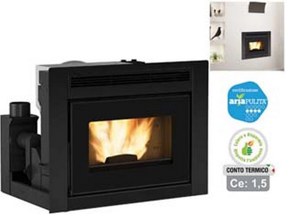 1pz inserto pellet comfort idro l80 19,0 kw conto termico misure cod:ferx.fer415415