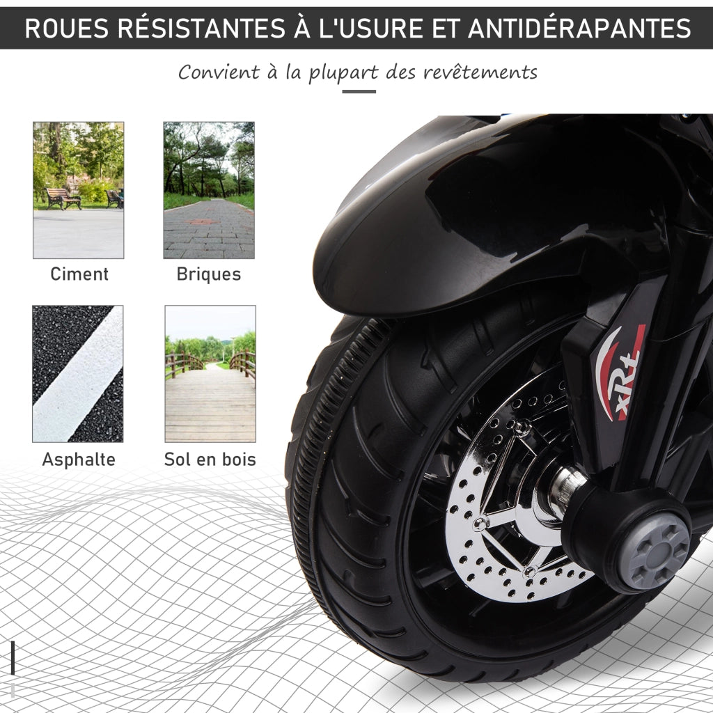 Moto elettrica per bambini ¨C Minimal ¨C nero e rosso