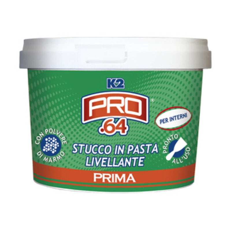 STUCCO IN PASTA LIVELLANTE PRO 64 K2 DA  1 KG- 12,0 pz