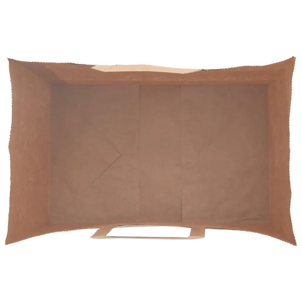 Sacchetti di Carta 250 pz con Manici Marrone 26x17x25 cm 4101815