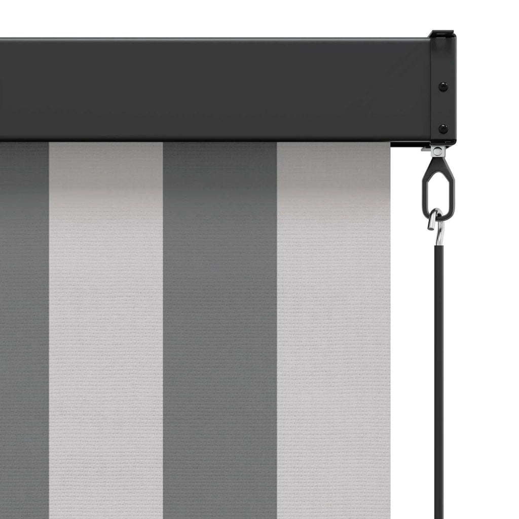 Tenda a rullo | Tenda avvolgibile Antracite e Bianco 100 x 250 cm