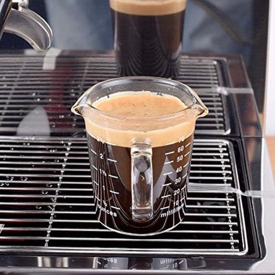 Coppa per espresso da 70 ml con manico e sifone - ideale per espresso - 1 pezzo