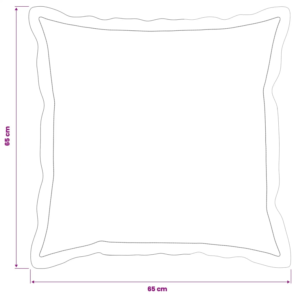 Federa 2 pcs HOUTEN Beige 65 x 65 cm Poliestere 921099
