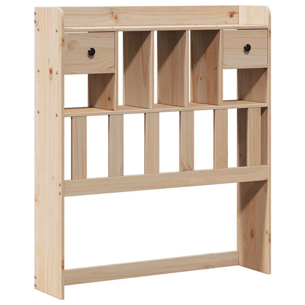Letto Libreria senza Materasso 100x200 cm in Legno di Pino 3321934