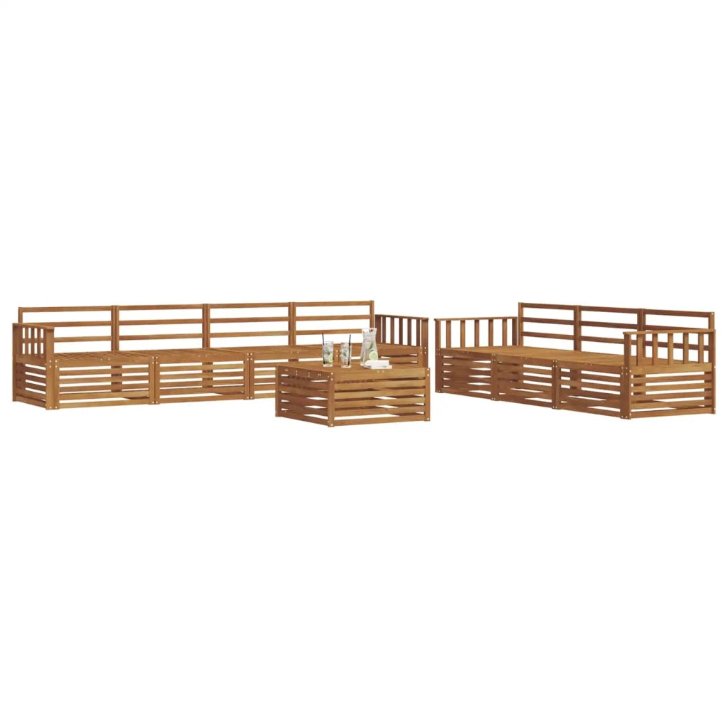 Set di divani da esterno 8 pcs Naturale 3373129