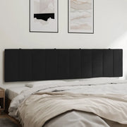 Cuscino Testiera-Cuscino per Testiera Hanko Nero 200 cm in Velluto