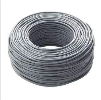 Cavo elettrico cordina unifilare fs17 sezione 2,5mmq grigio 100 metri