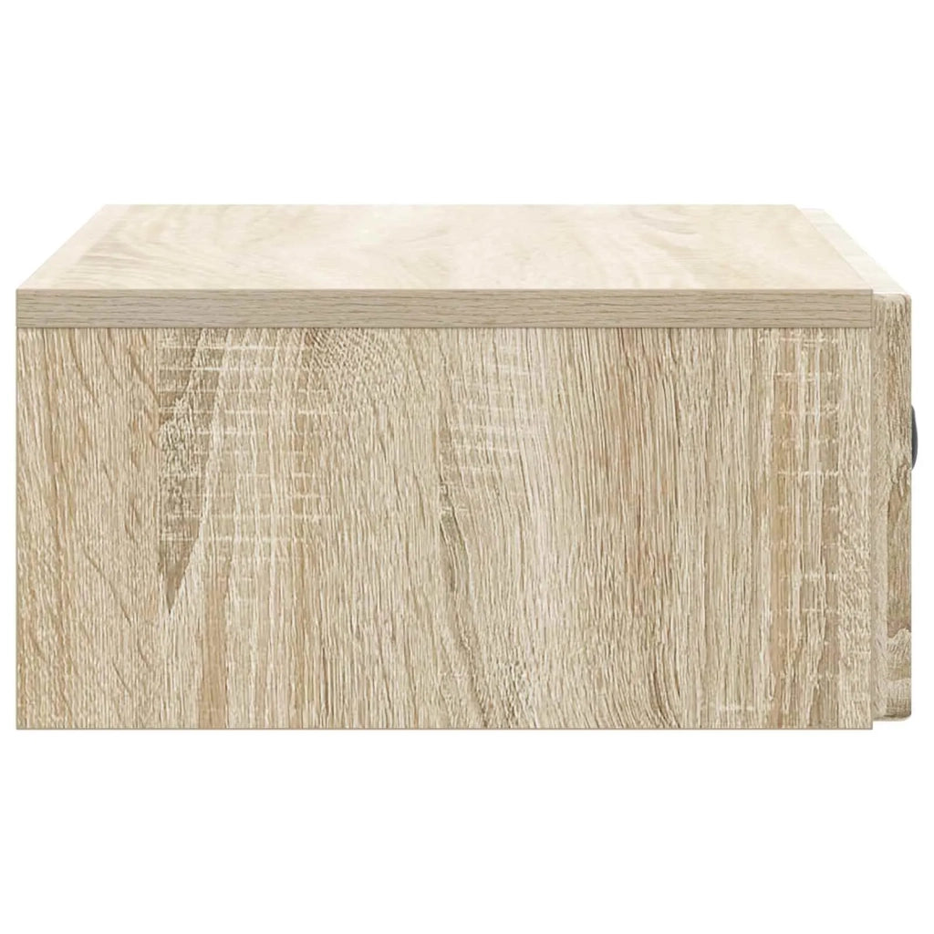 Tavolino da Parete Laterale | Tavolo laterale | Tavolino Rovere Sonoma 59 x 34,5 x 17 cm