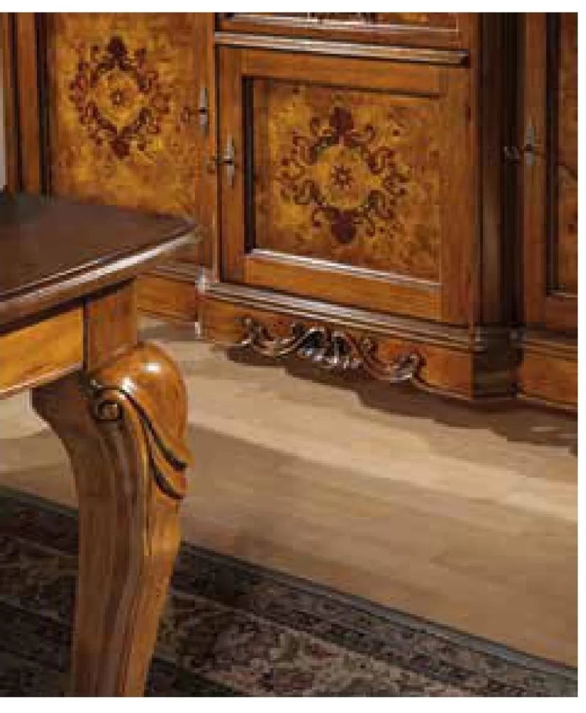 Madia credenza in legno di radica 3 porte impero bassano l.179 p.61 h.92 - Mobili 2G