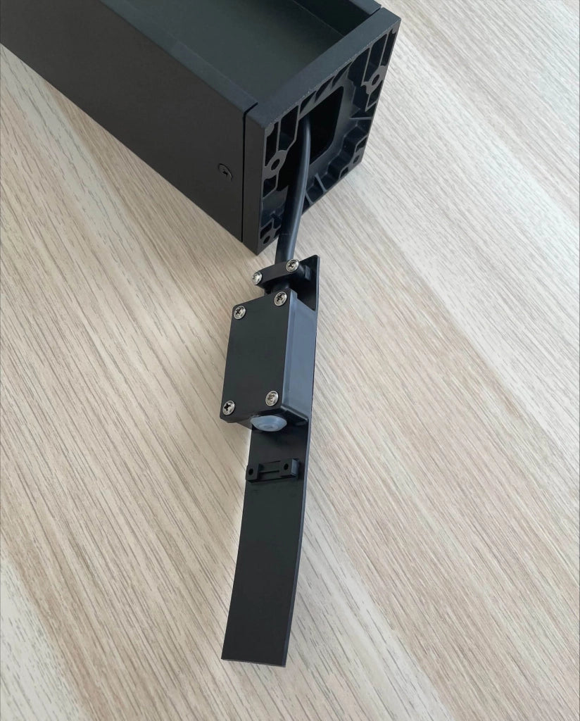 Colonnina giardino 2 prese Schuko IP54 nera Lutec