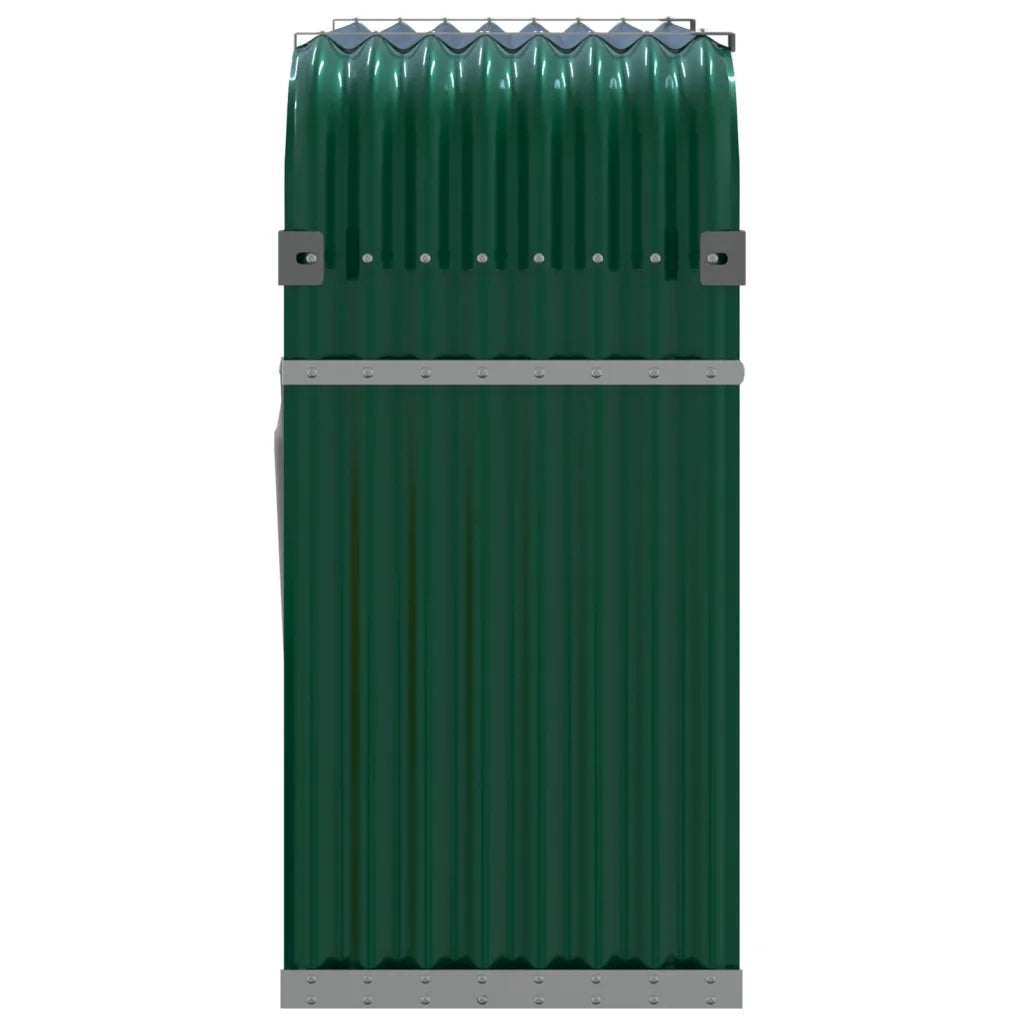 Portaceppi Verde 120x45x100 cm in Acciaio Zincato CFW6906037