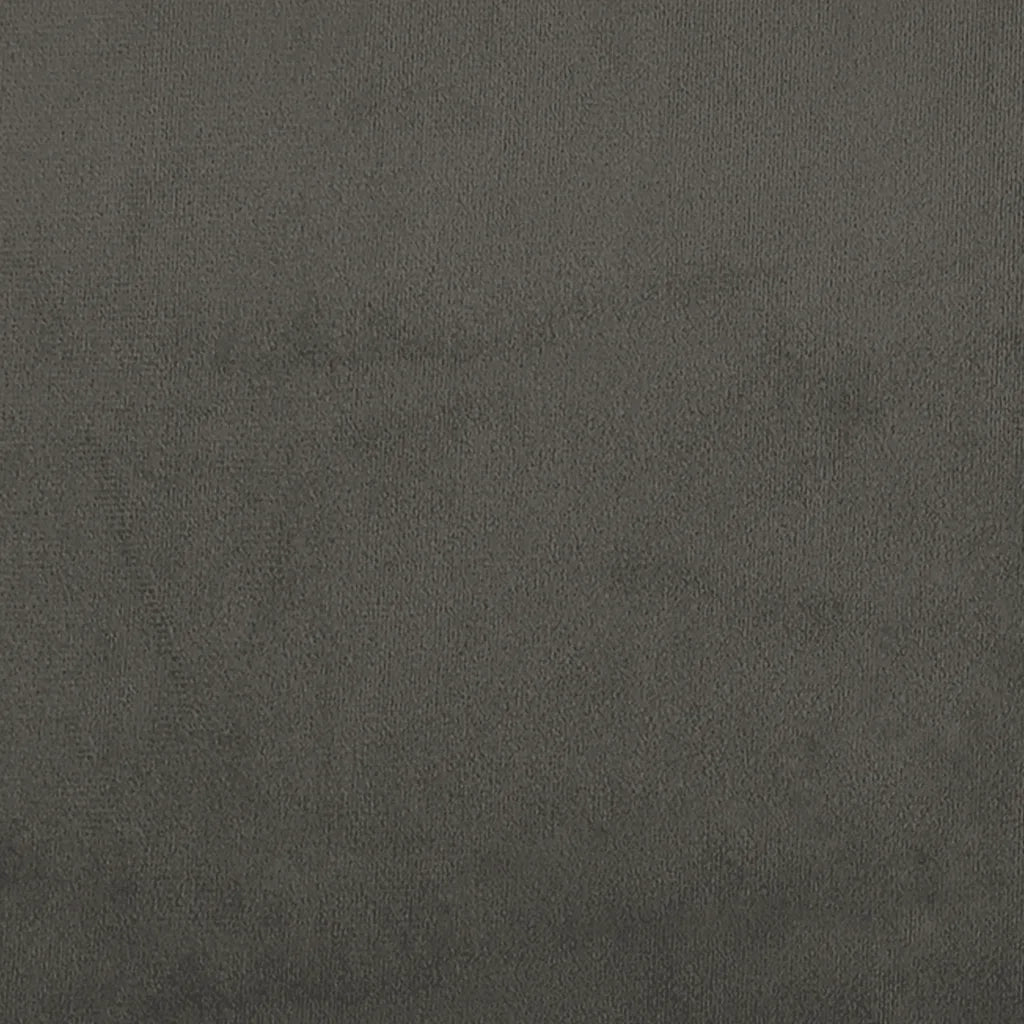 Sedia da Ufficio Girevole in Velluto Grigio Scuro 344857