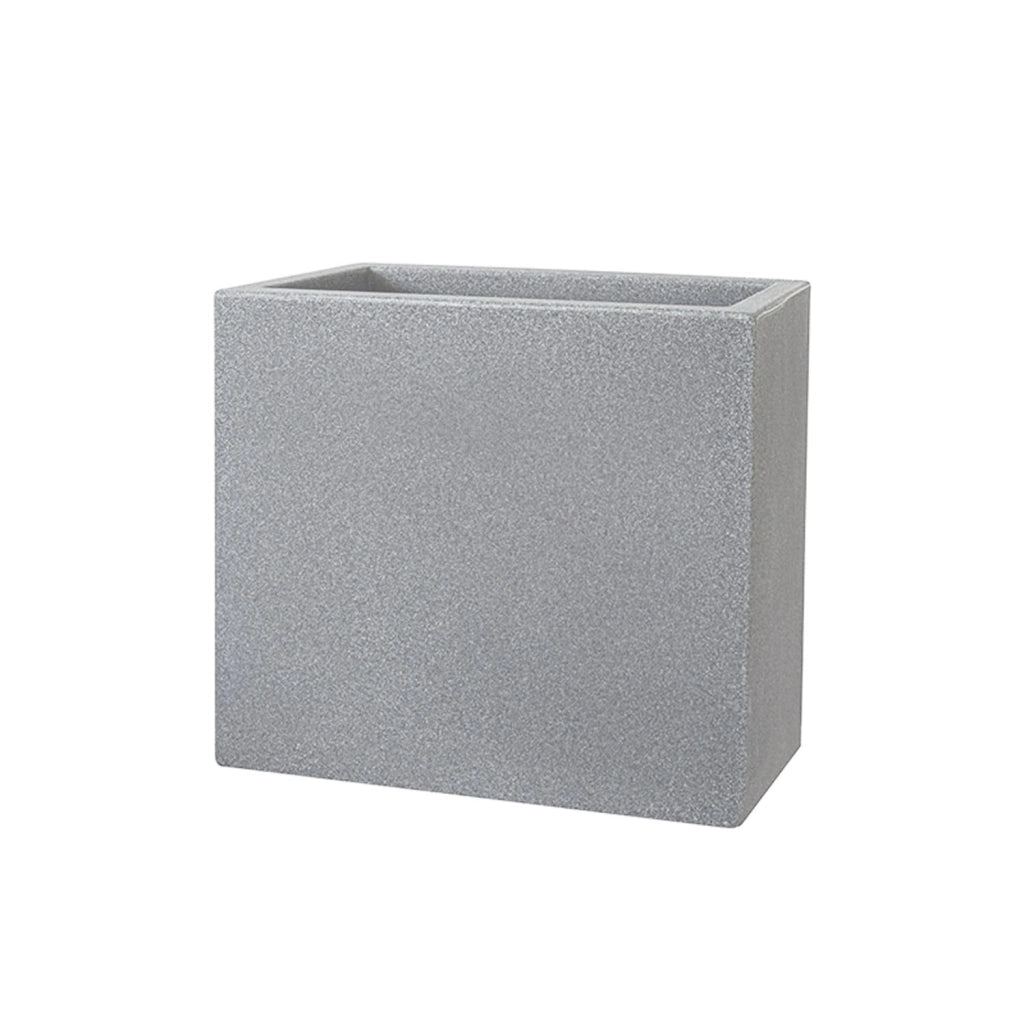 Vaso Schio Tower Materiale: Polietilene, Colore: Smoke