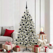 Albero di Natale artificiale con 300 LED Verde e Bianco 180 cm 3395749
