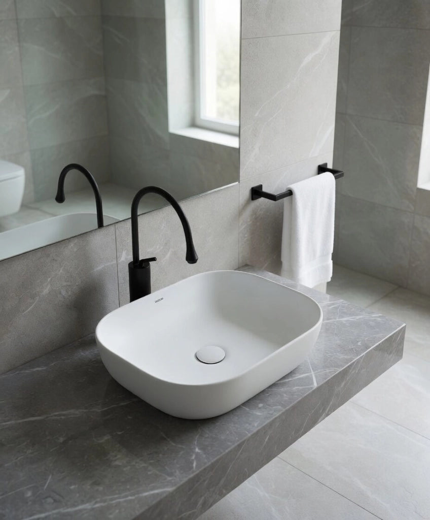Lavabo appoggio 50 x 39,5 cm BIANCO OPACO