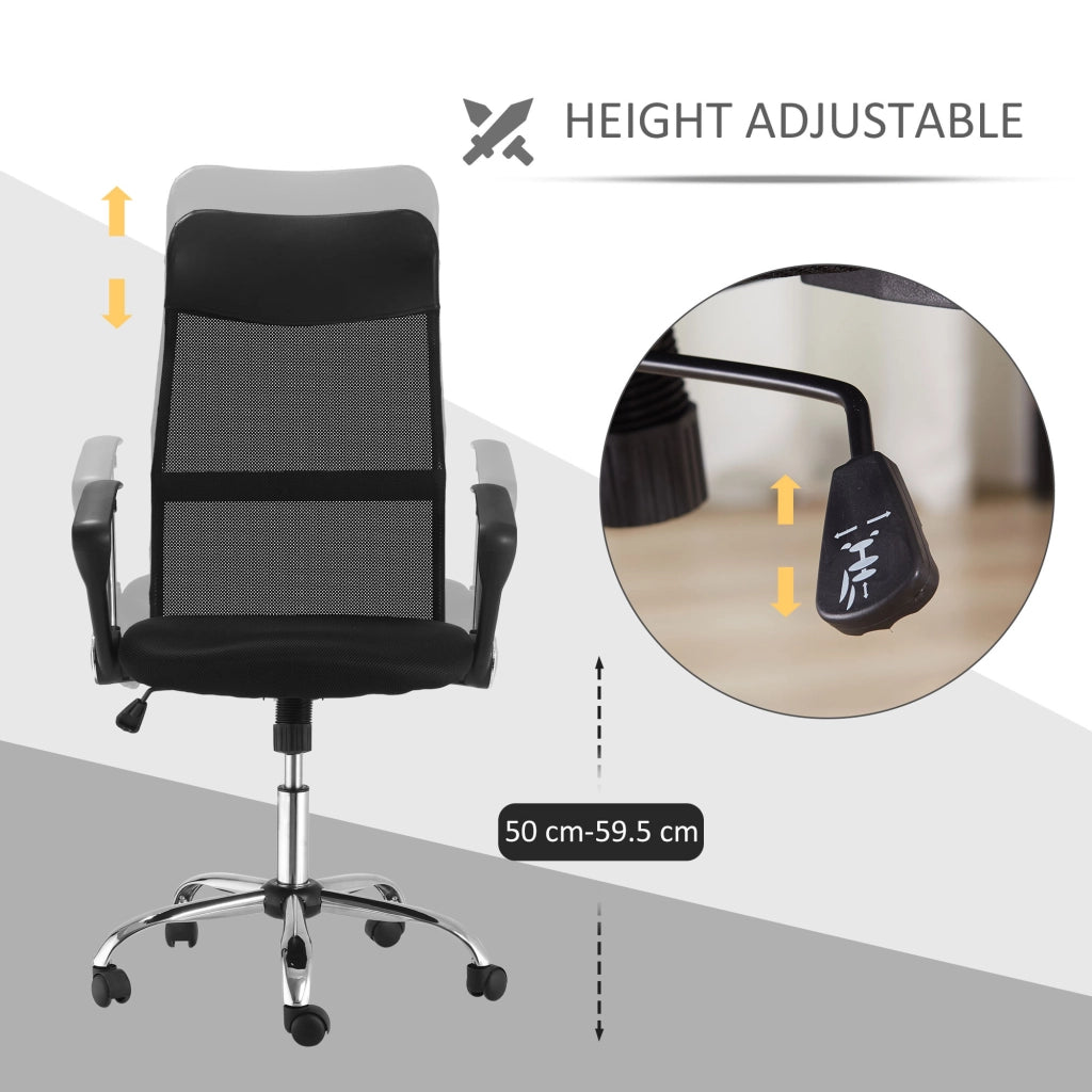 Sedia da ufficio con schienale in rete, sedia da scrivania regolabile in altezza, sedia da gaming ergonomica, sedia girevole con funzione dondolo,