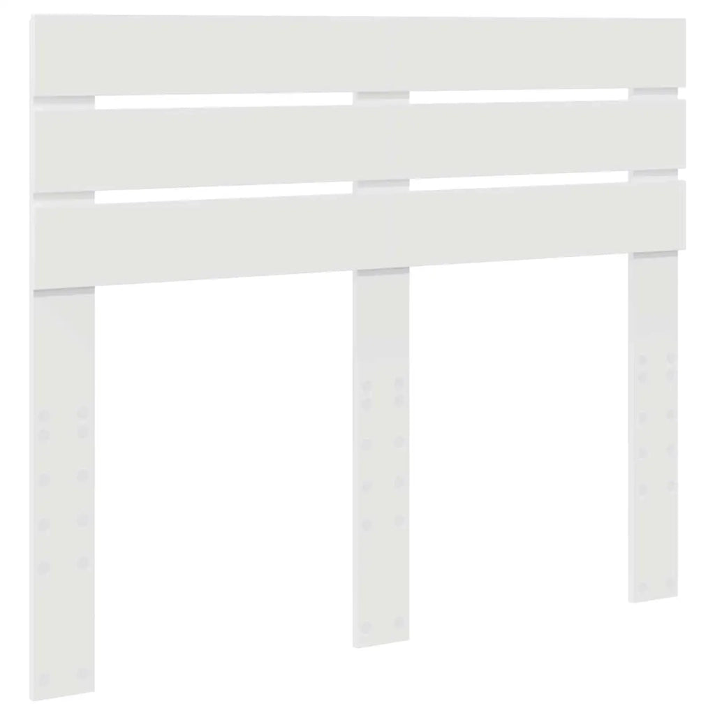 Letto matrimoniale | Letto per adulti | Struttura del letto Bianco 120 x 200 cm Pino massello