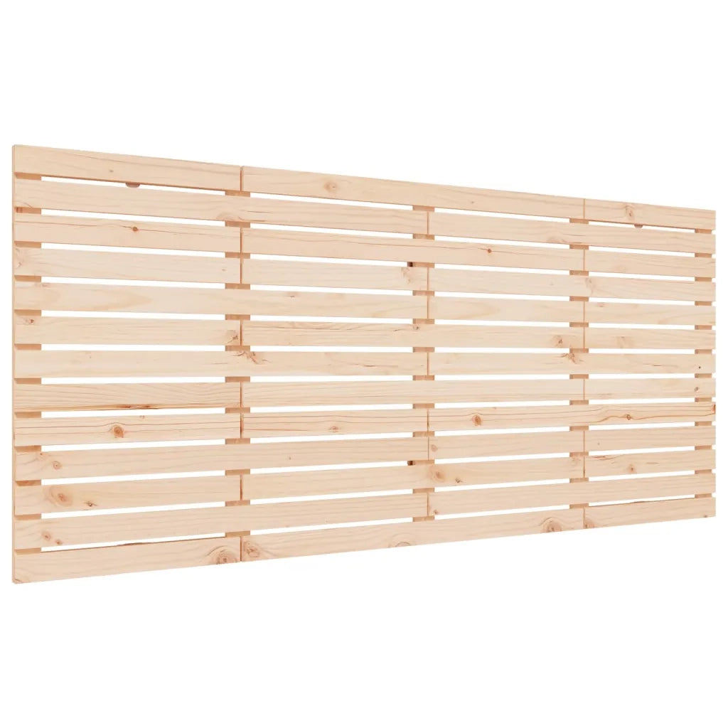 Testiera | Testata da Parete 206x3x91,5 cm in Legno Massello di Pino