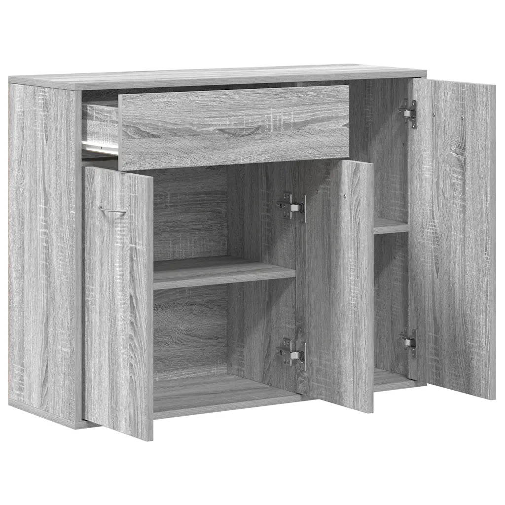 Credenza | Madia | Buffet da pranzo | Armadio da pranzo Grigio Sonoma 88x30x70 cm in Legno Ingegnerizzato