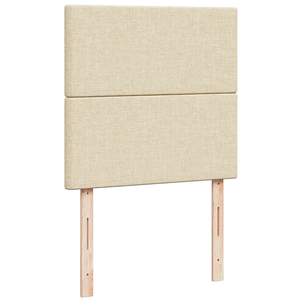 Giroletto a Molle con Materasso Crema 90x200 cm inTessuto 3291161