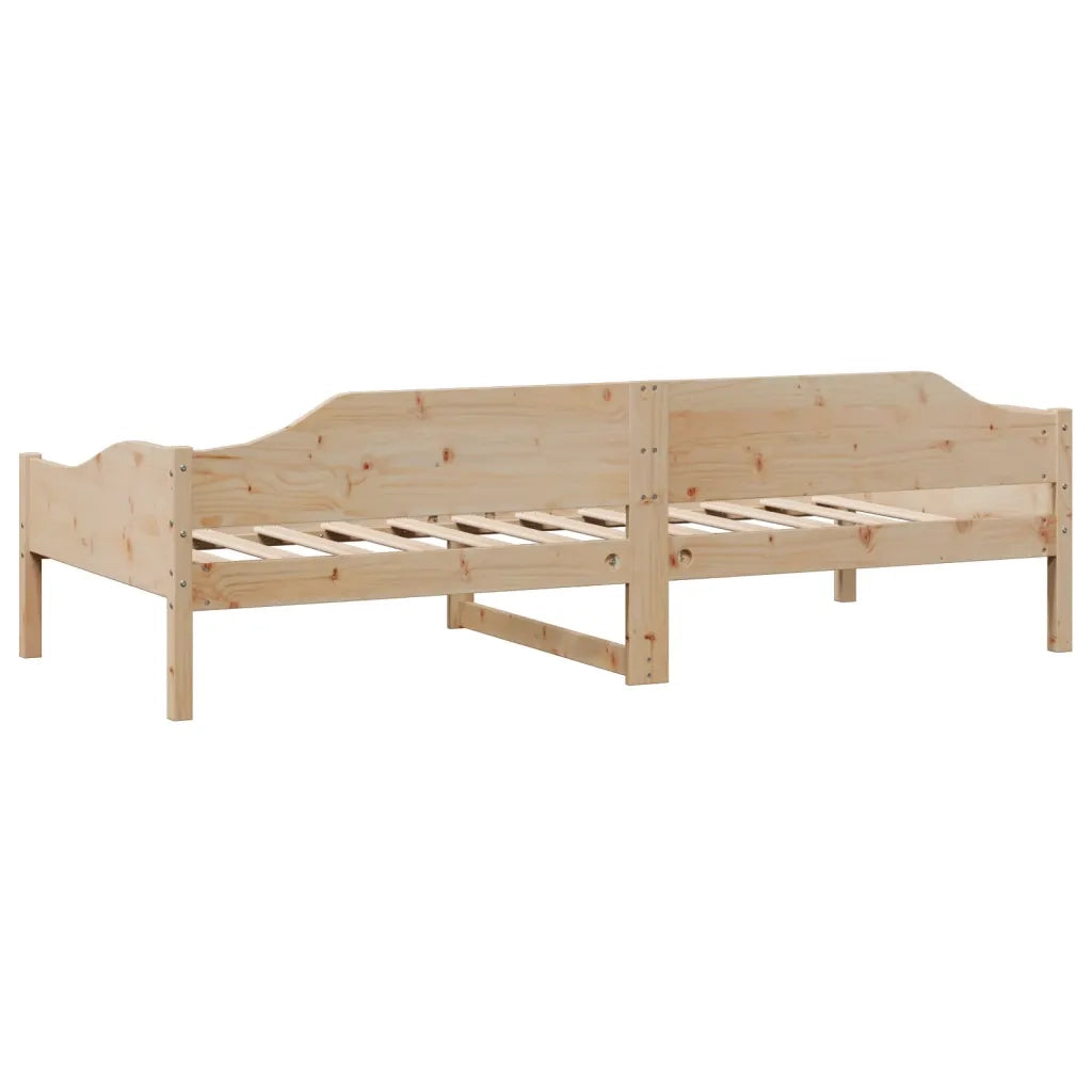 Letto senza Materasso-Struttura Letto 90x200 cm in Legno Massello di Pino 237703