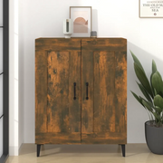 Credenza-Buffet-Armadio da cucina Rovere Fumo 69,5x34x90 cm in Legno Multistrato 597417