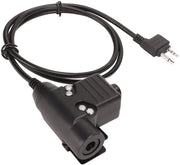 Adattatore tattico U94 - 2 Pin Handsfree - Progettato per durata - Adatto per Midland e Alan - Ideale per la comunicazione - Facile da installare - Modello U94