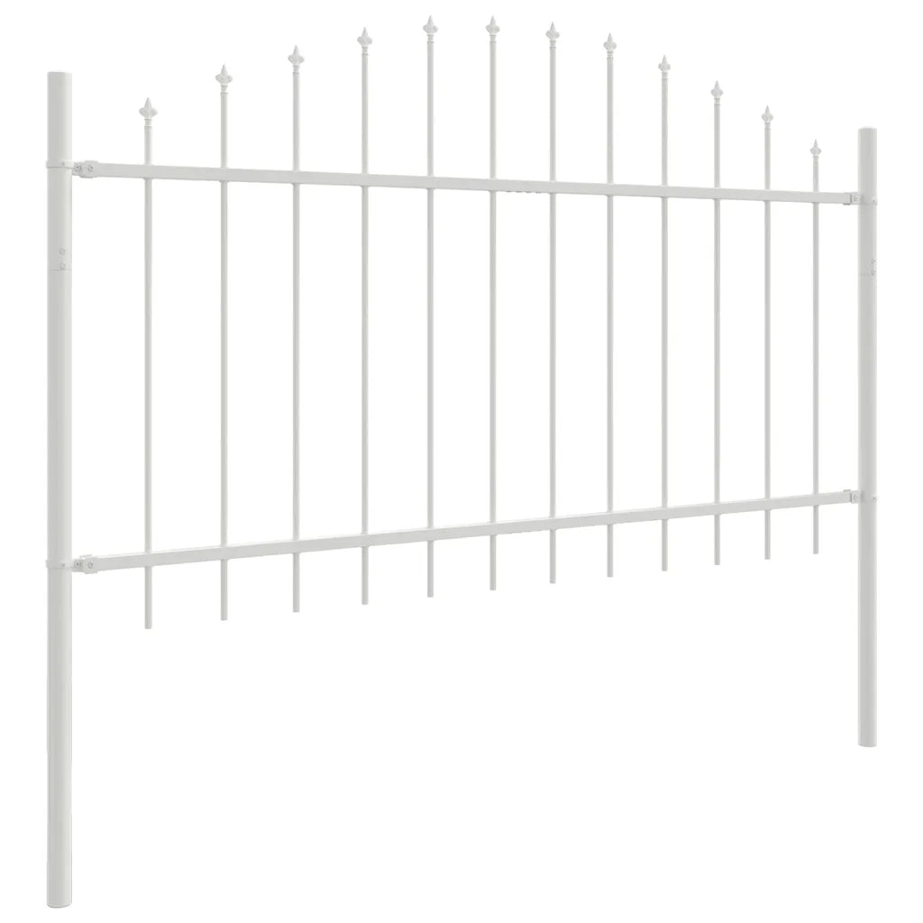 Recinzione per Giardino | Recinzione da cortile Woerden Bianco 170 x 140 cm