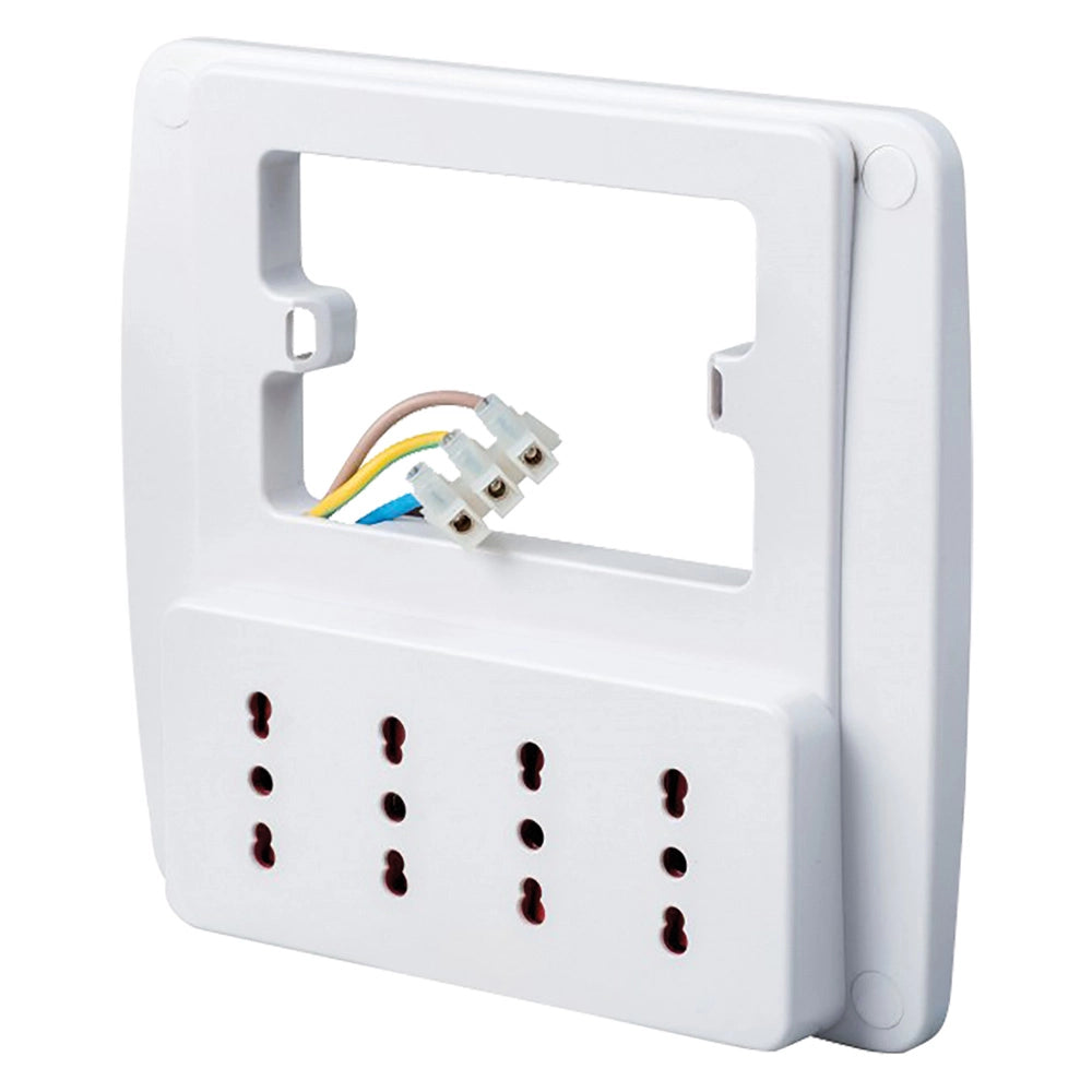 1pz multipresa da parete colore bianco codice 8091440 cod:ferx.8091440nlm