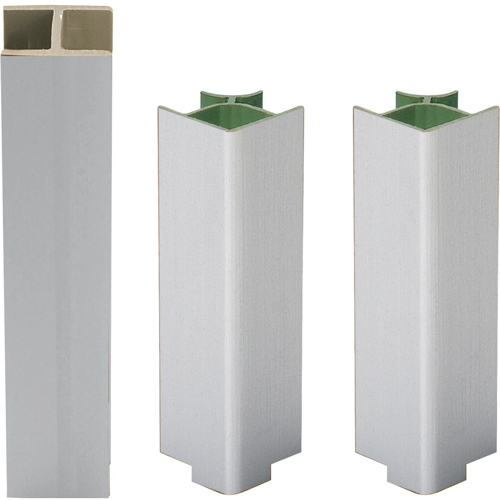 KIT ZOCCOLATURA PER CUCINA PVC H 15 CM ALLUMINIO- 1,0 confezione