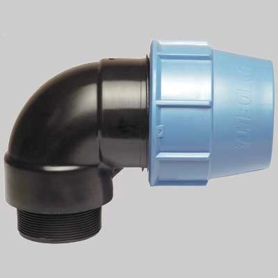 RACCORDO A GOMITO MASCHIO PLASTICA  16 x 1/2     UNIDELTA