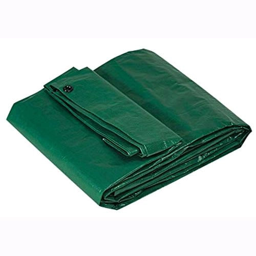 Telo Telone Occhiellato 3x3 mt Antistrappo Impermeabile colore Verde 110 gr./mq.