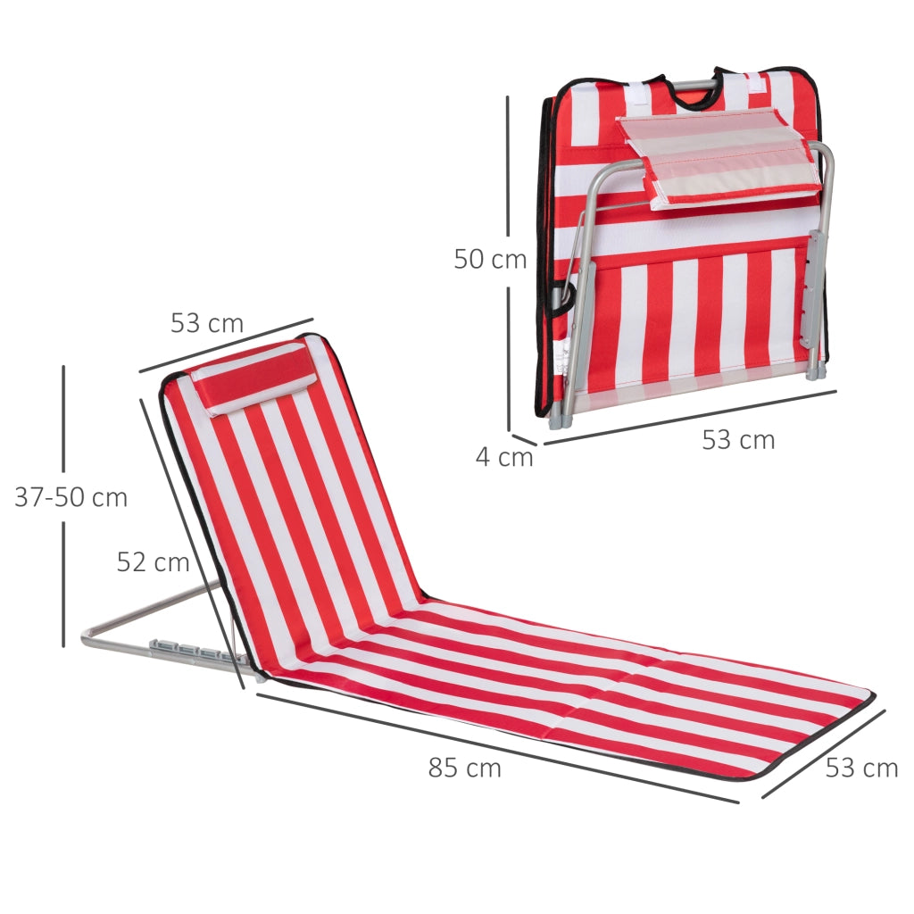 Lettino Spiaggia Pieghevole ¨C Minimal ¨C Rosso