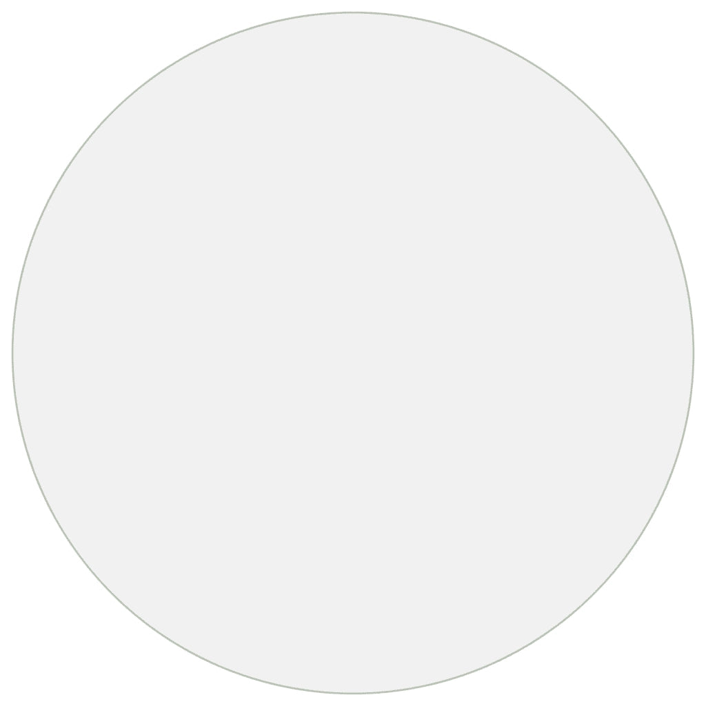 Protezione Tavolo Trasparente Ø 90 cm 1,6 mm in PVC 288249