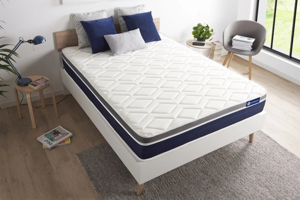 Materasso matrimoniale Actilatex confort 150x190cm - Spessore : 26cm - Lattice e memory foam - Moderatamente rigido
