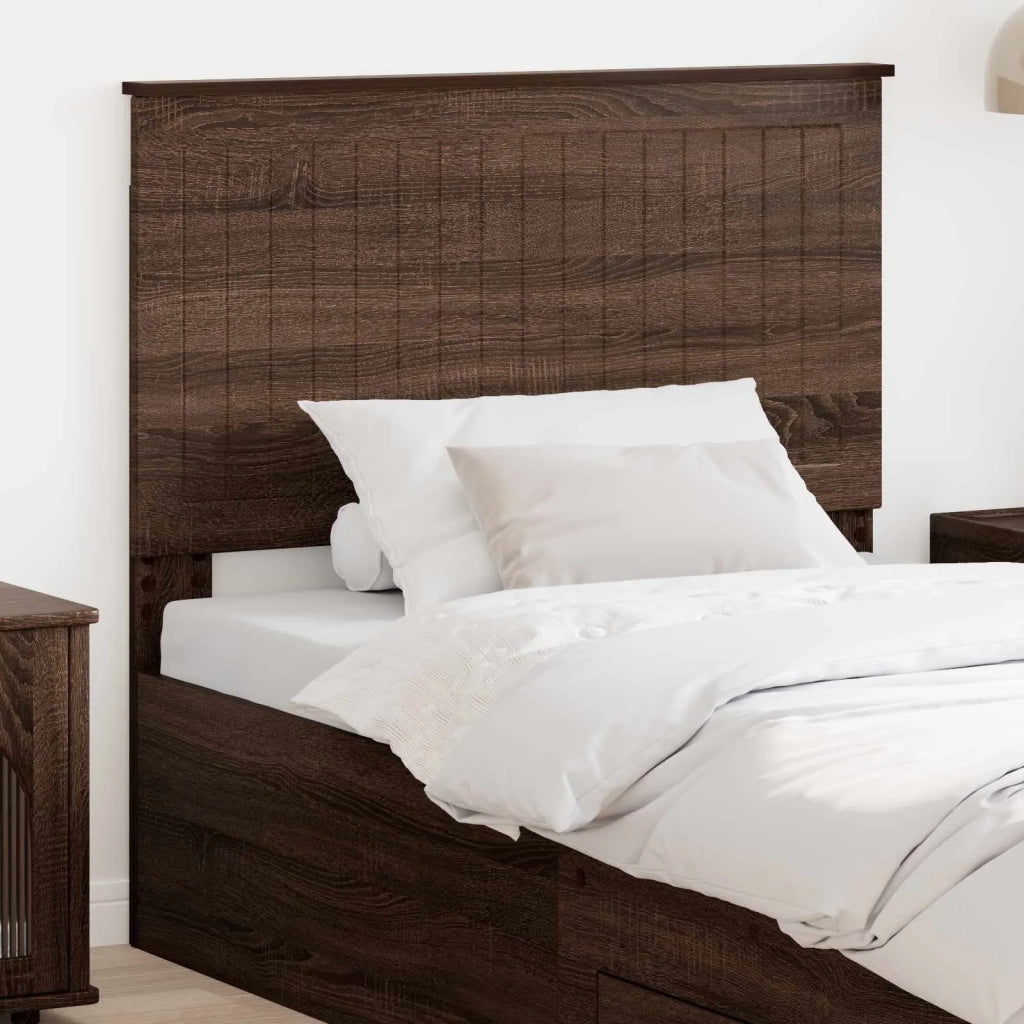 Testiera | Testata con Testiera | Testata Rovere Marrone 100 cm Legno multistrato
