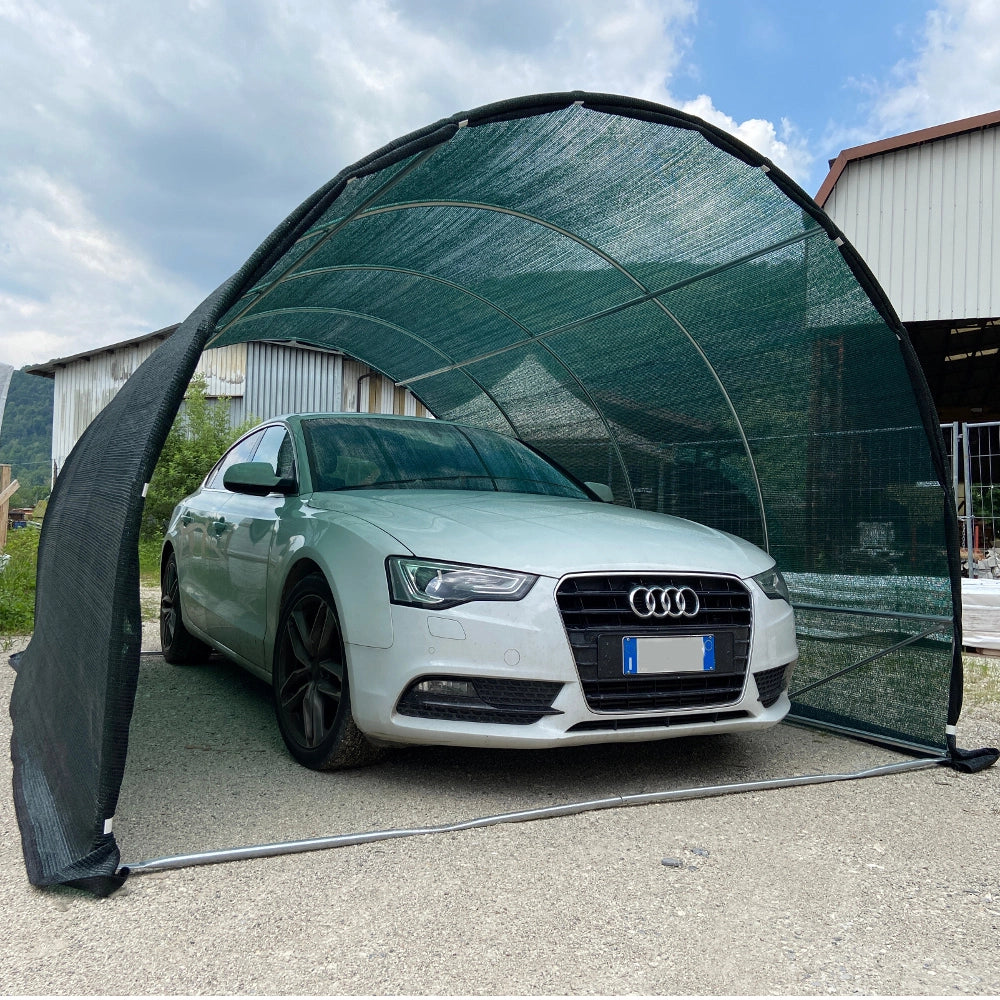 Serra Tunnel Easy SOL 3x12m con rete ombreggiante