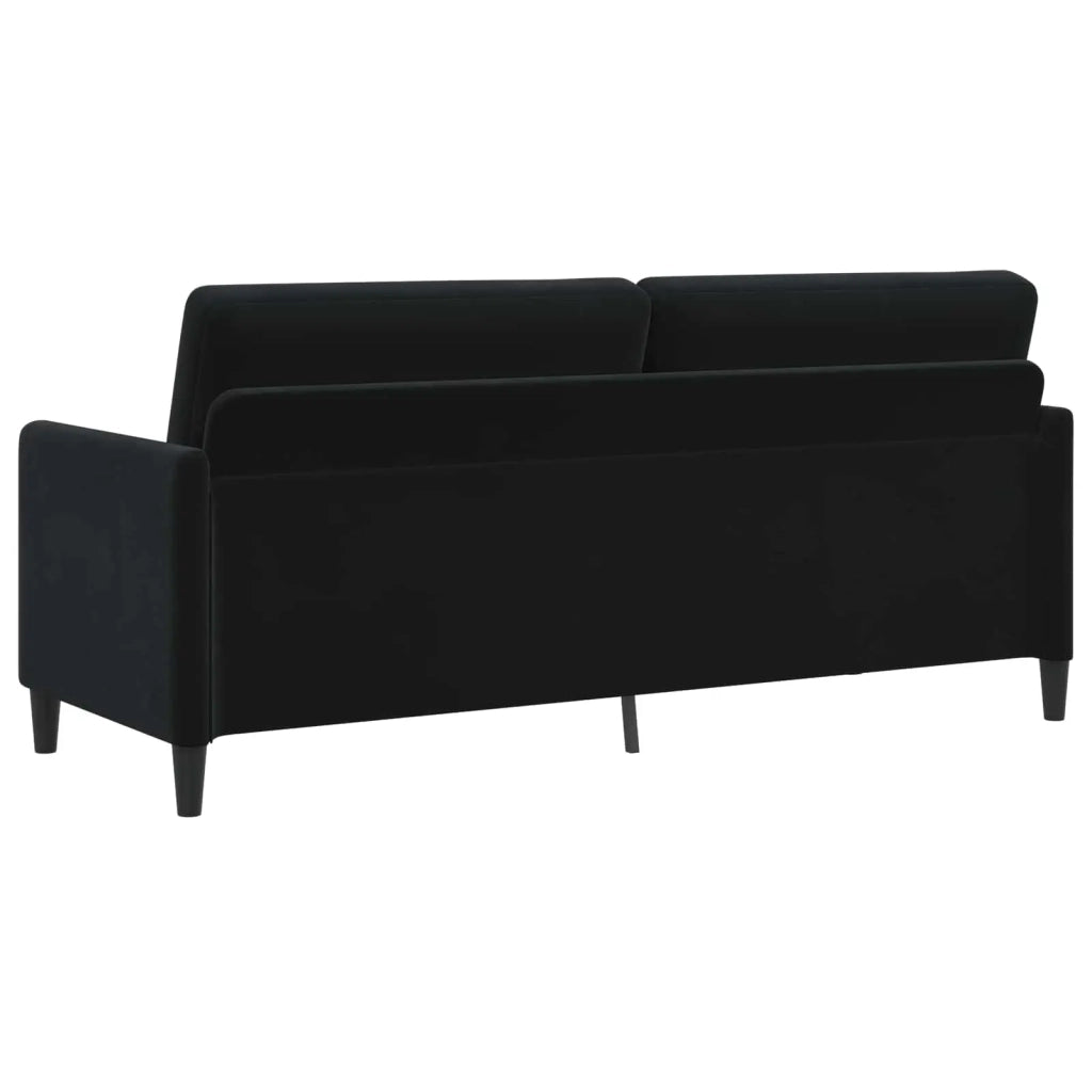 Divano con Storage Nero 192 x 78 x 87 cm Poliestere 42036995