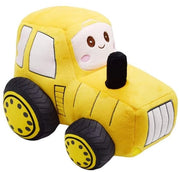 Cuscino Trattore Plush per Bambini - Giallo