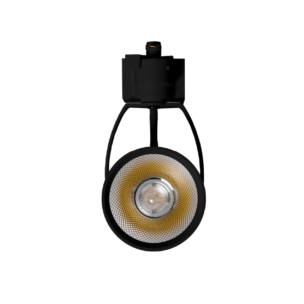 Faretto led da binario 30w bifase COB luce calda 3000k