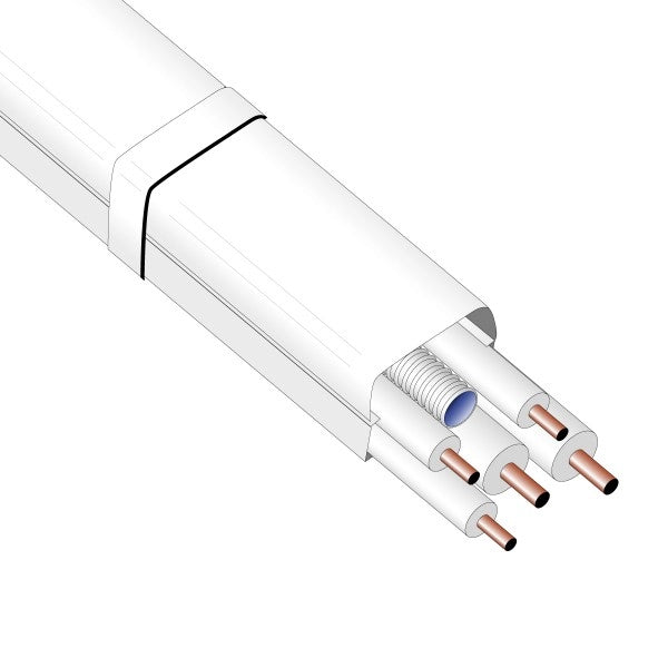 GIUNTO COPERCHIO PER CONDIZIONAMENTO IN PVC - 65XH50 MM  - GIS