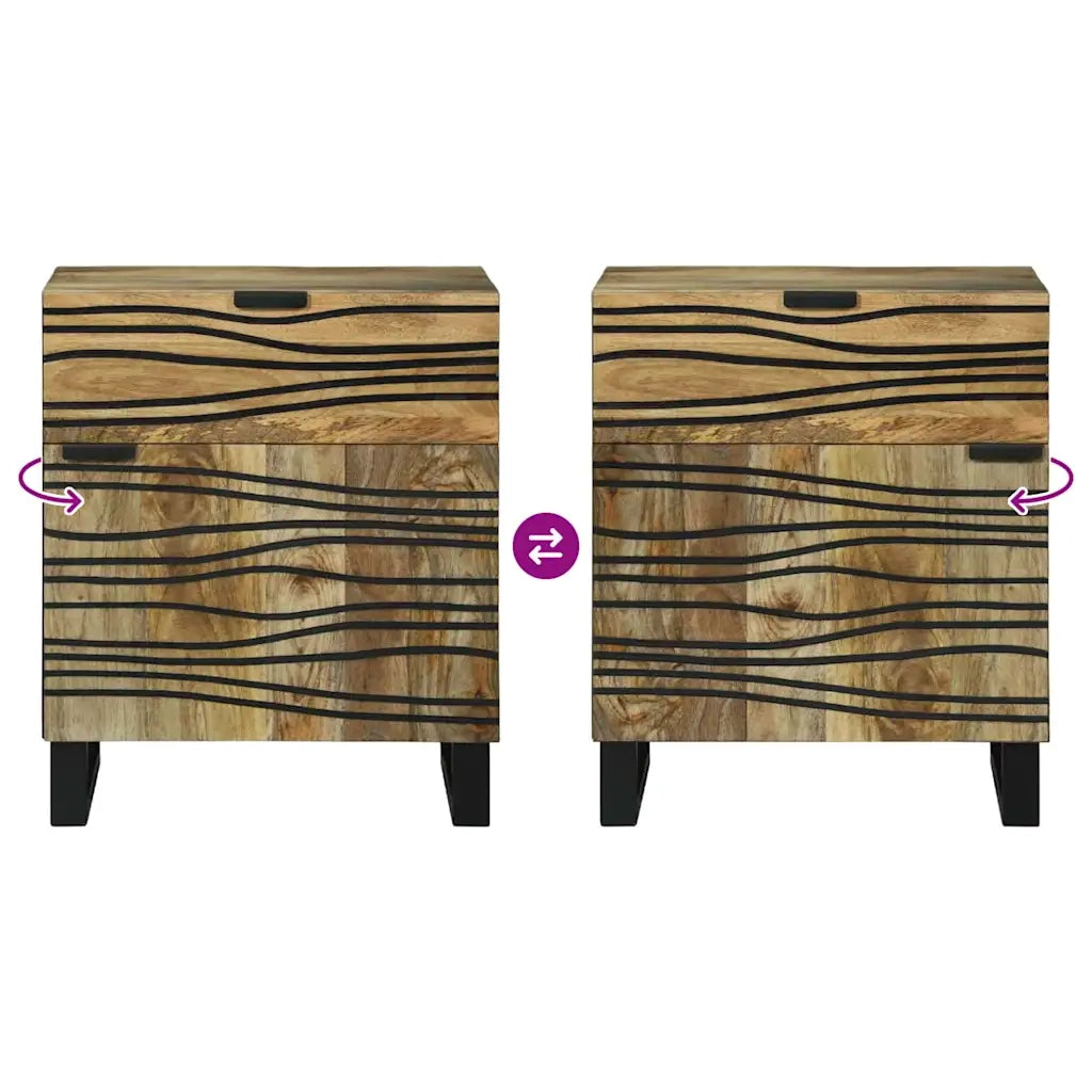 Armadio da Notte con cassetto Marrone 50 x 33 x 60 cm 4017944