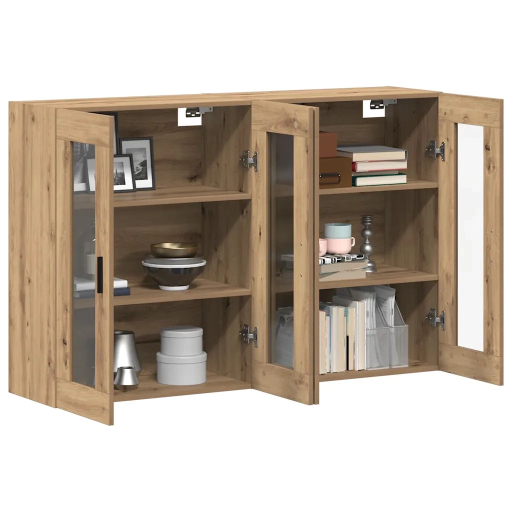 Armadi da Muro 2 pz rovere artigianale 69,5 x 34 x 90 cm 3394582