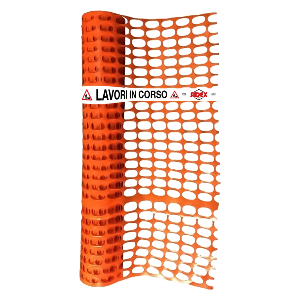 RETE PER DELIMITAZIONE CANTIERE mt 1,20 x 50  - SIDEX