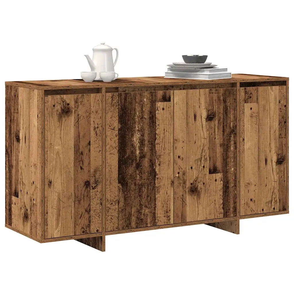 Credenza | Madia | Buffet da pranzo | Armadio da pranzo Legno vecchio 135 x 41 x 75 cm Legno multistrato