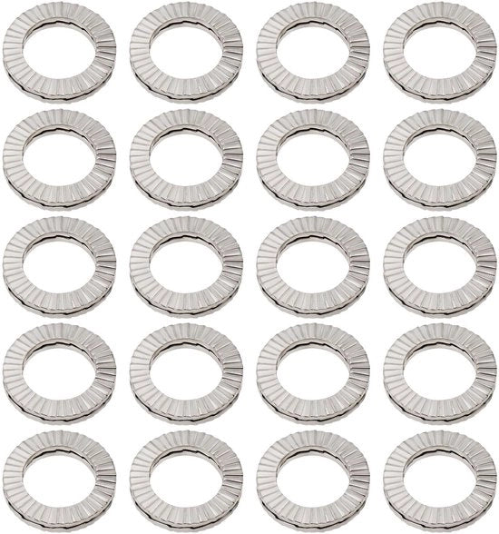 Slitte per filettatura a doppia parete - 20 pezzi - Diametro esterno 16,6 mm - Diametro interno 2,5 mm - M10 - Maggiore stabilità