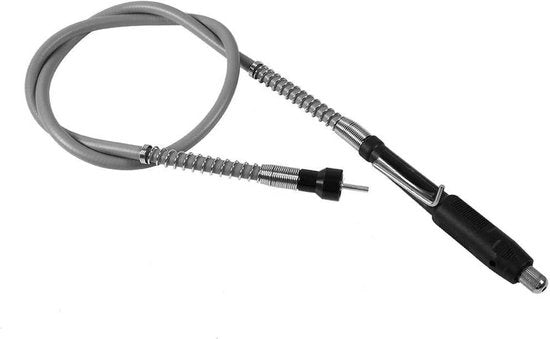 Cavo di estensione flessibile da 40 pollici per macchina da taglio rotativa - M8 Chuck senza chiave - asse di avvitamento flessibile con morsetto - 32 mm di diametro.