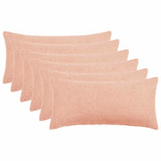 Federa 6 pcs HEERLEN Rosa 40 x 70 cm Bouclé 909560