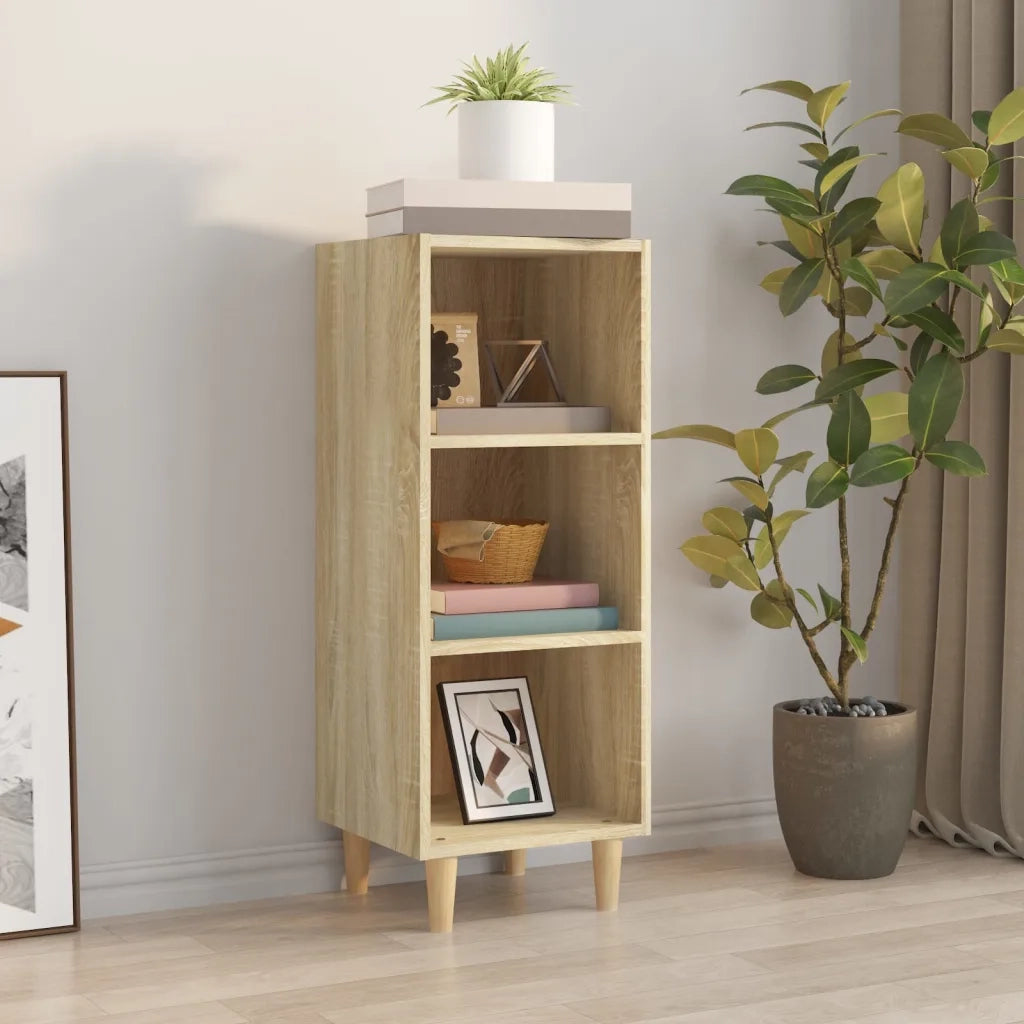 Credenza | Madia | Buffet da pranzo | Armadio da pranzo Rovere Sonoma 34,5x32,5x90 cm in Legno Multistrato